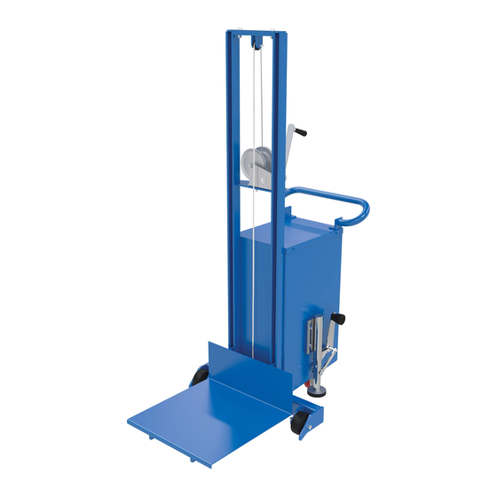 Vestil LLCB-202058 Manual