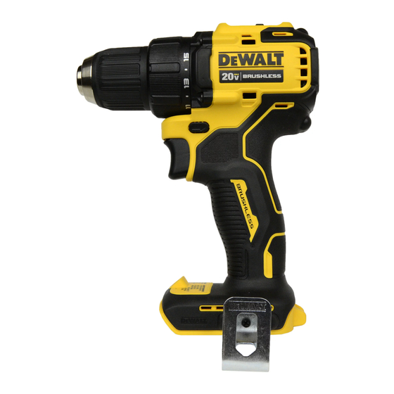 DeWalt XR DCD709 Original Instructions Manual