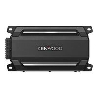 Kenwood KAC-M5001 Instruction Manual