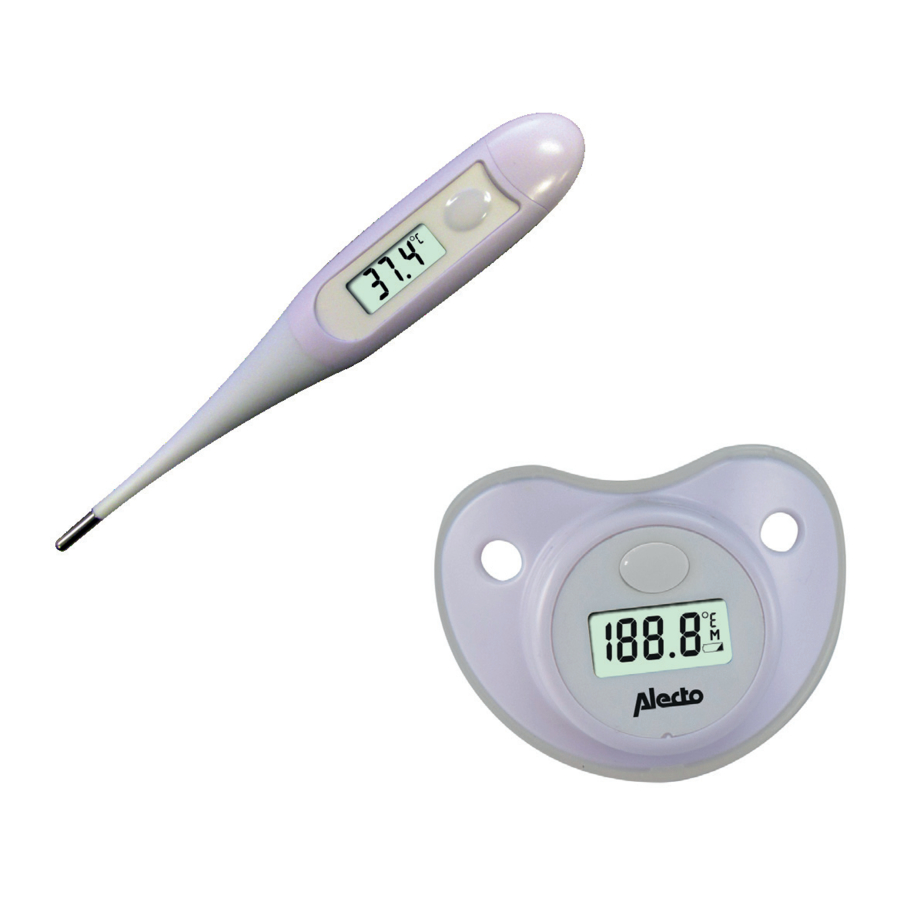 Alecto Bc Twin Thermometer Set Manual Manualslib