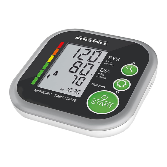 Soehnle SYSTO MONITOR 200 Instructions For Use Manual