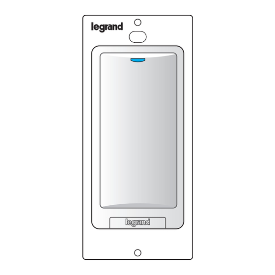 LEGRAND Wattstopper LMDM-601-W Quick Start Manual