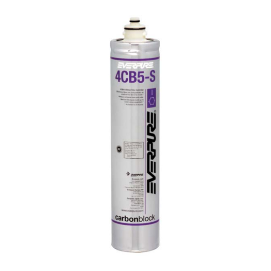 Everpure Filter Cartridge 4CB5-S Specification Sheet