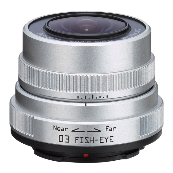 Pentax 03 Fish-Eye Operating Manual