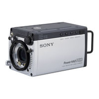 SONY HDC-X310 Owner's Manual