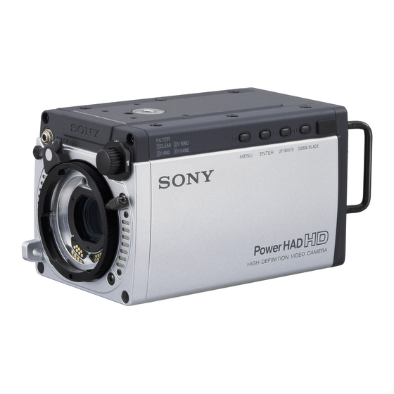 Sony HDC-X300 Owner's Manual