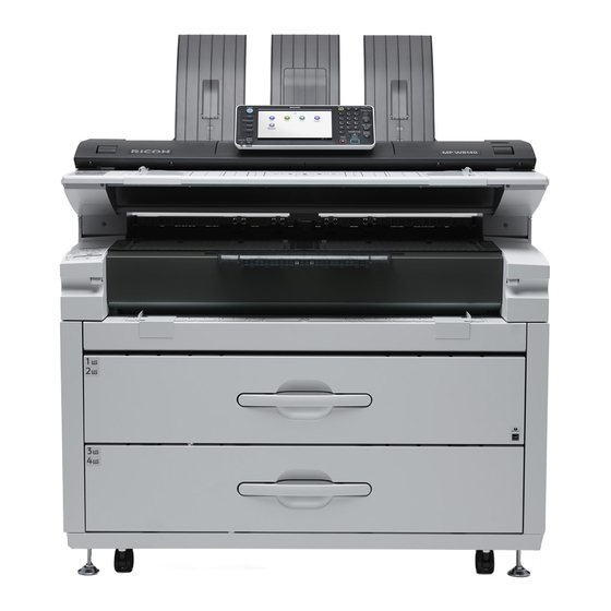 Ricoh MP W7100 User Manual