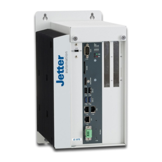 Jetter JC-975MC Installation Manual