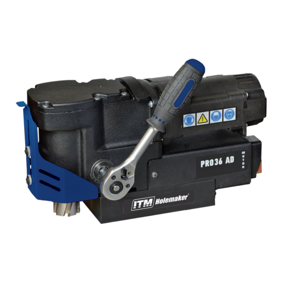 Itm HOLEMAKER HMPRO36AD Manuals