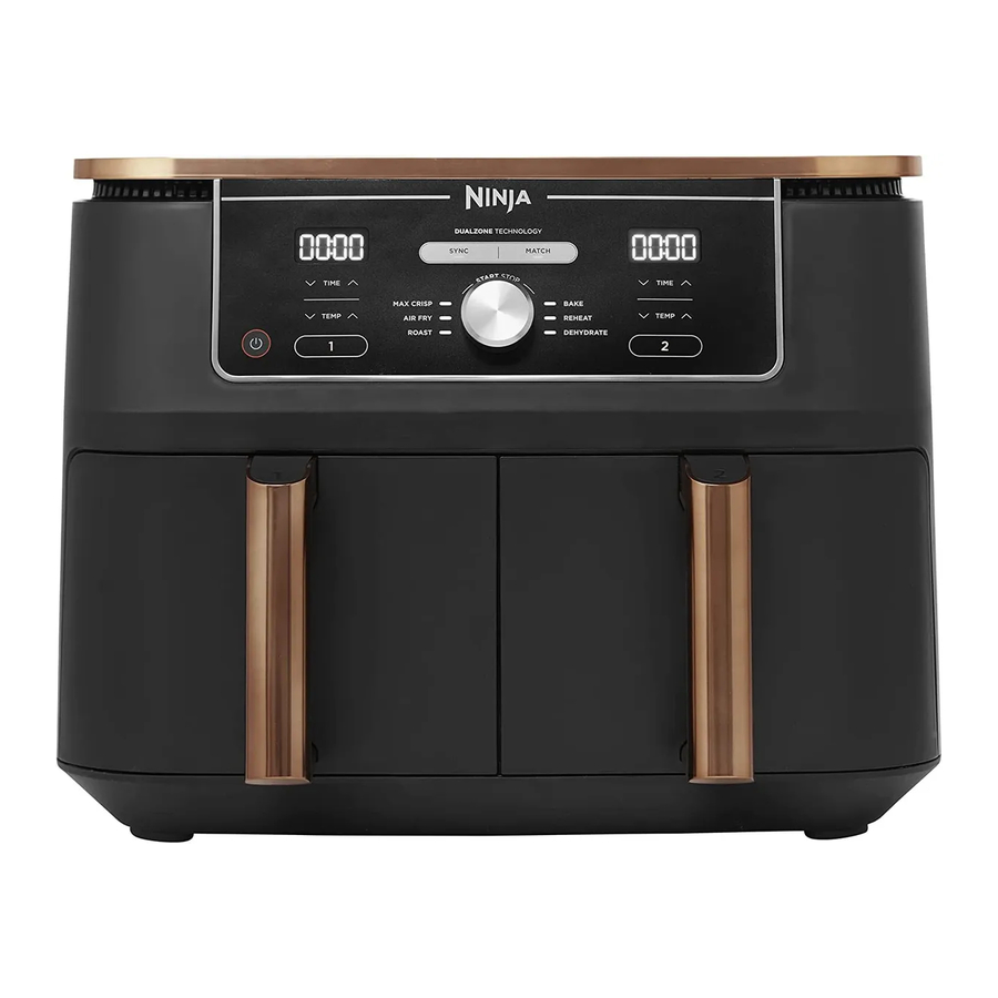 Ninja Foodi MAX AF400UK - Dual Zone 9.5L Air Fryer Manual