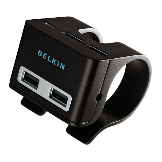 Belkin F5U416 - Clip-On Hub User Manual