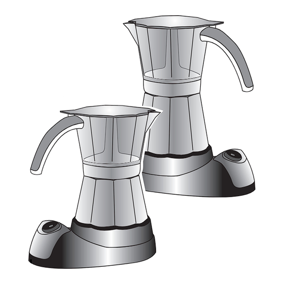 DeLonghi ELECTRIC MOKA COFFEE MAKER Operating Instructions Manual