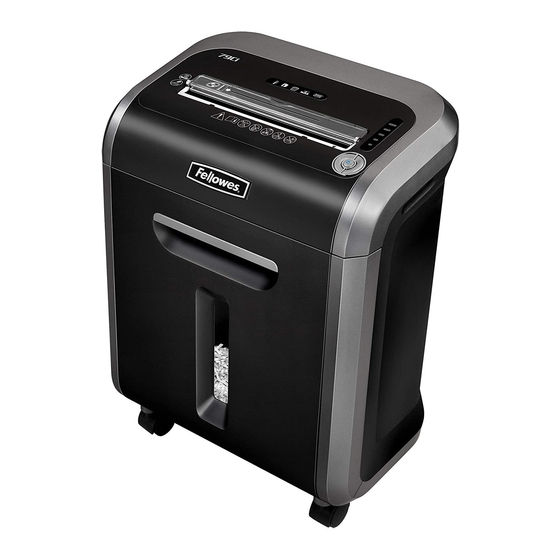 U-Line Fellowes PS-79Ci Instructions