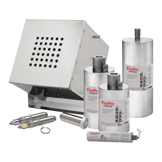 Hochiki FirePro Xtinguish Installation And Operation Manual