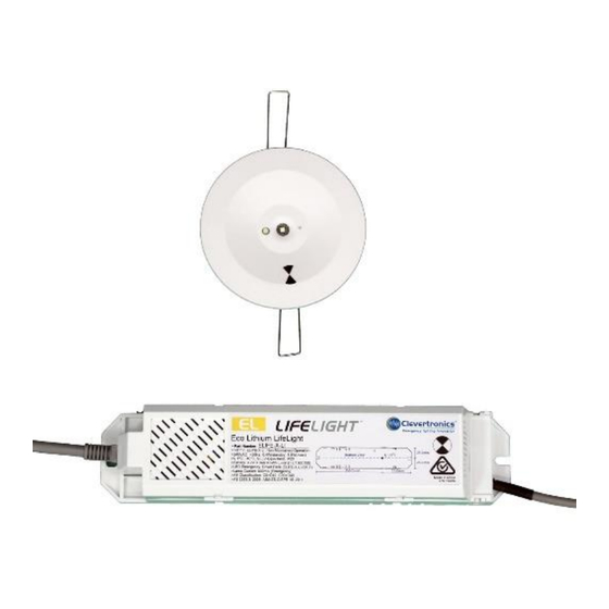 Clevertronics ELIFE-X-LI Installation & Maintenance Instructions