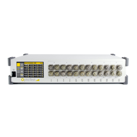 Santec OptoTest OP760 Series Instruction Manual