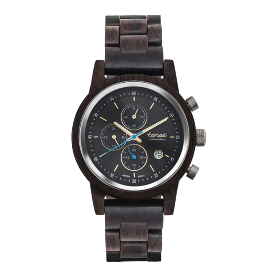 Tense CHRONOGRAPH Series User Manual