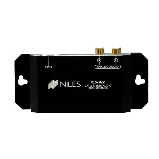 Niles CAT-5 Specification Sheet