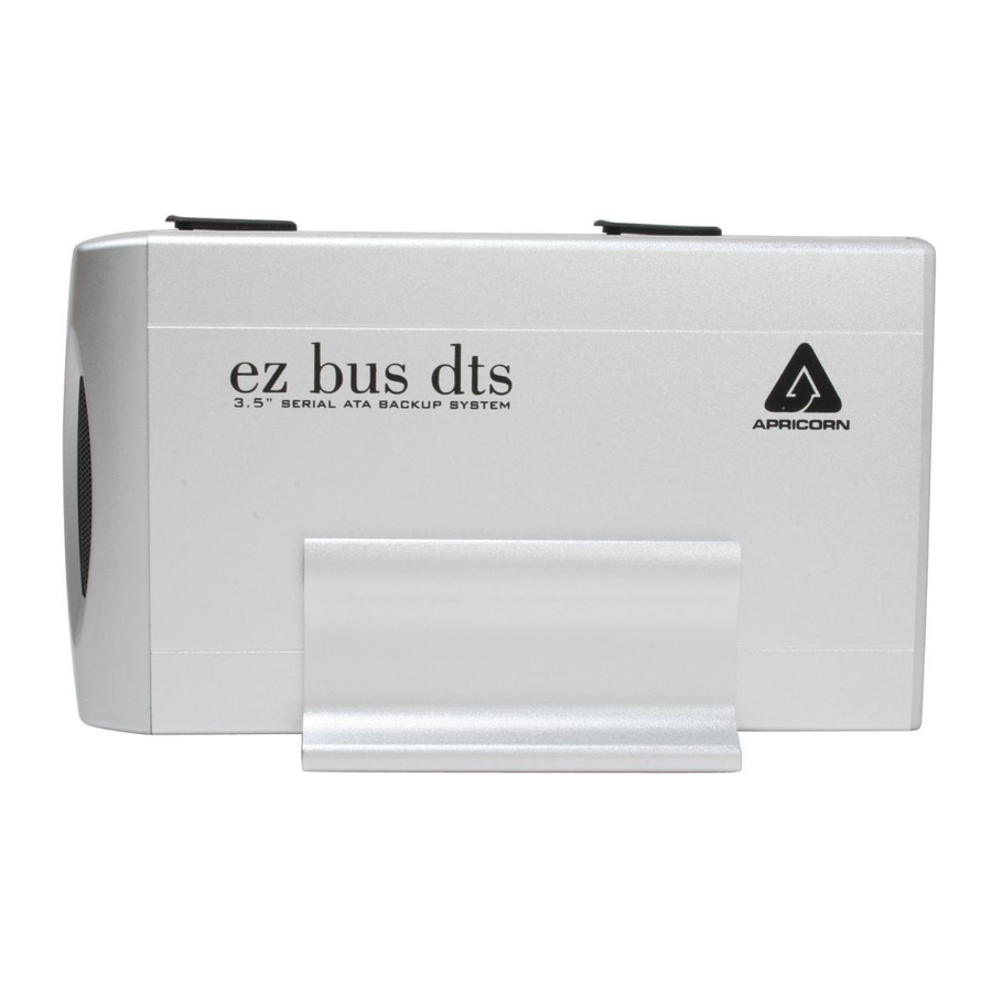 Apricorn EZ Bus DTS Manuals