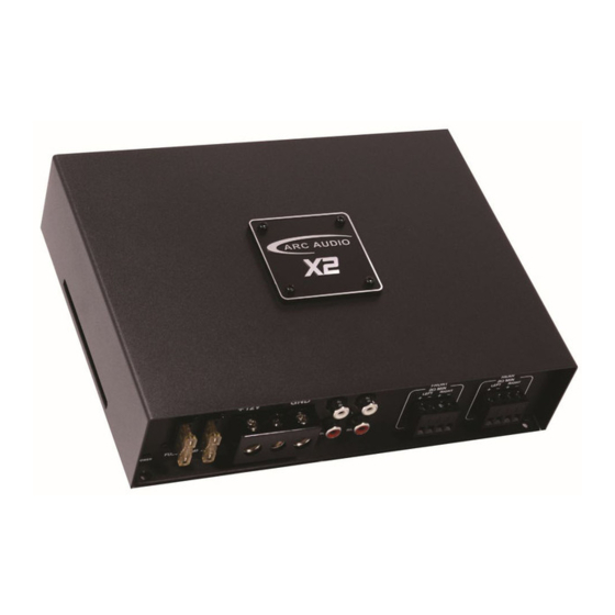 ARC Audio X2 450.4 Owner's Manual
