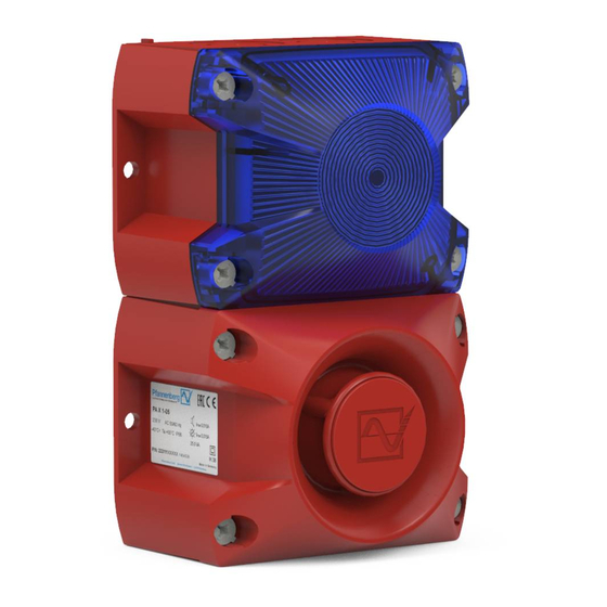 User Manuals: Pfannenberg PA L 1 LED Sounder