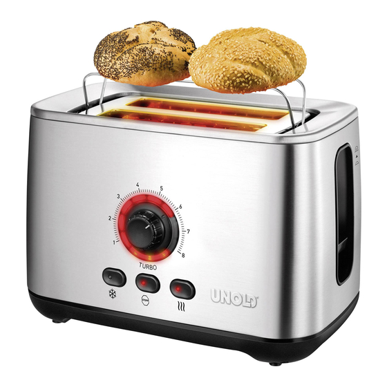 Unold TOASTER TURBO Instructions For Use Manual