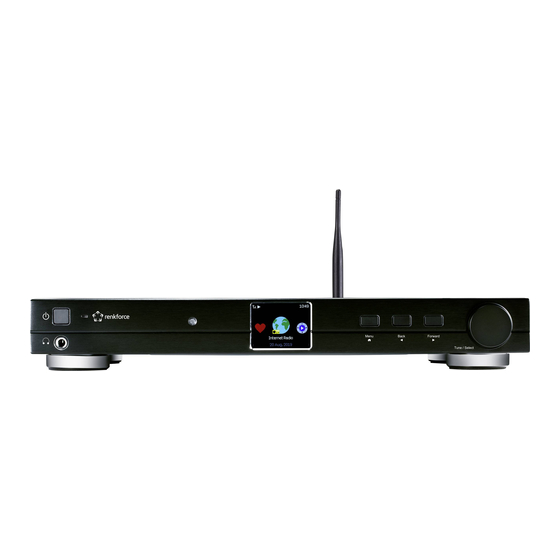 Renkforce RF-DAB-IR-1700 Operating Instructions Manual