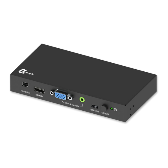 User Manuals: Aegis TAP-AV-1004 Input Converter