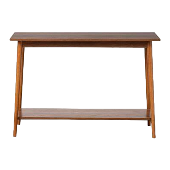 Mocka Edmond Console Table Assembly Instructions