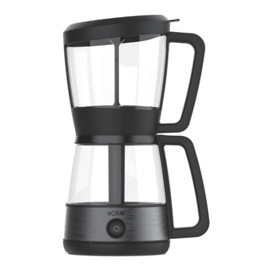 SOLAC Siphon Brewer 3-in-1 Instructions For Use Manual