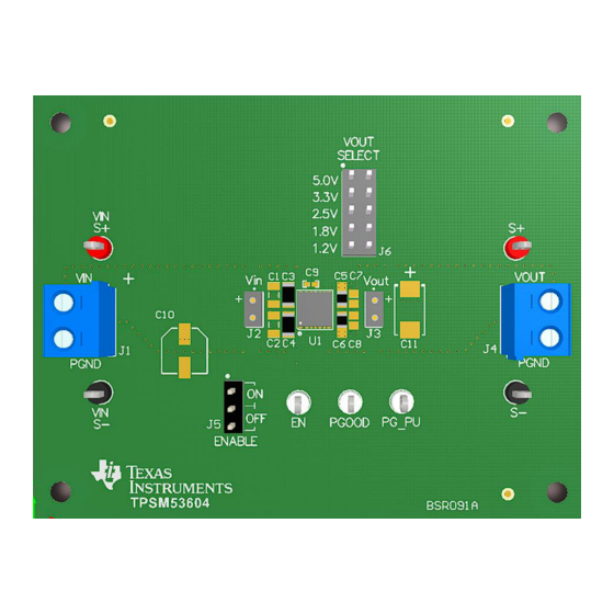 Texas Instruments TPSM53604EVM User Manual