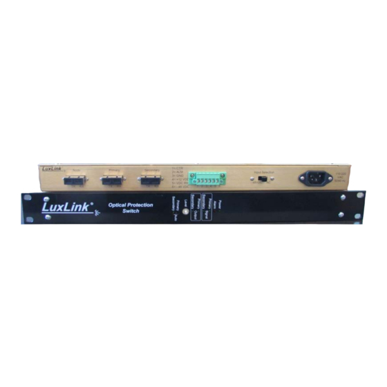 Luxlink OS-7321 Series Operating Instructions