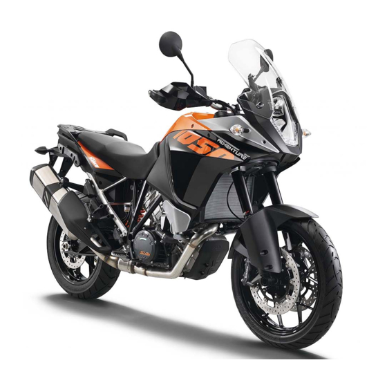 KTM 1050 Adventure Owner's Manual