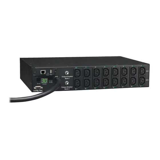 Tripp Lite PDUMH30HVNET Specification Sheet