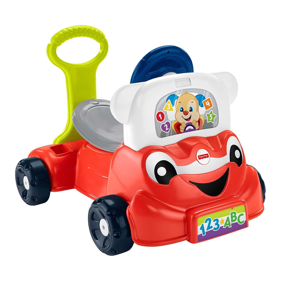 Fisher-Price Laugh & Learn 3-in-1 Smart Car Manuals