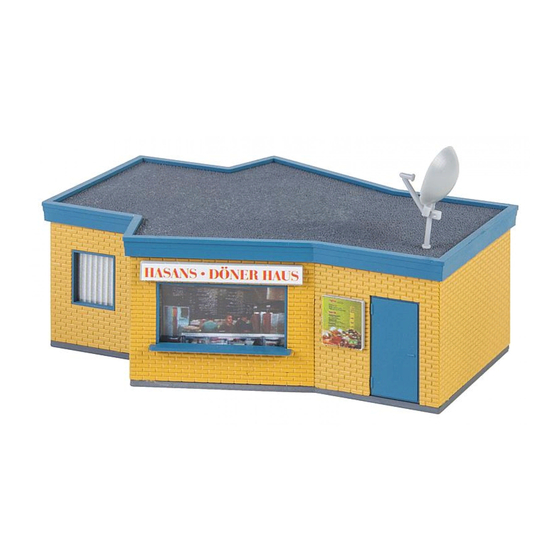 Faller DONER KEBAB BOOTH Quick Start Manual