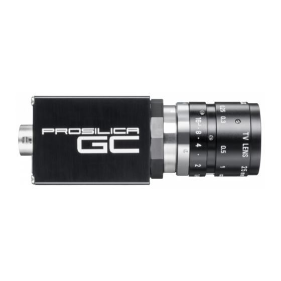 Allied Vision Technologies Prosilica GC1600H Manuals