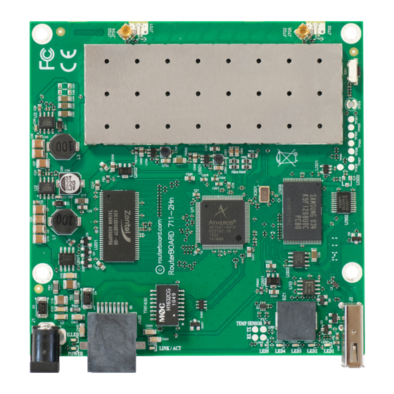 MikroTik RB711UA-5HND Quick Setup Manual And Warranty Information