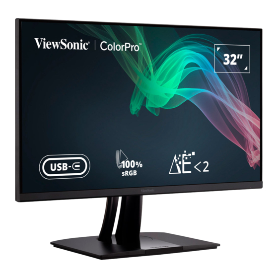 ViewSonic ColorPro VP3256-4K User Manual