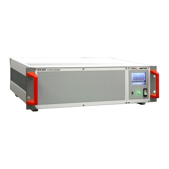 Ametek RFB 6000A User Manual