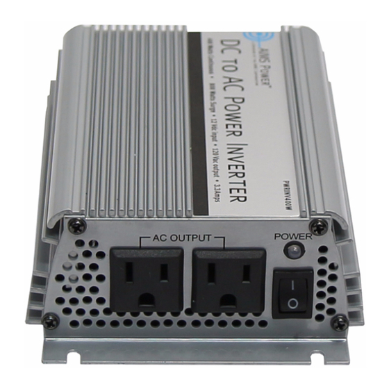 AIMS Power PWRINV400W Instruction Manual