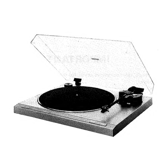 Pioneer PL-6 Operating Instructions Manual