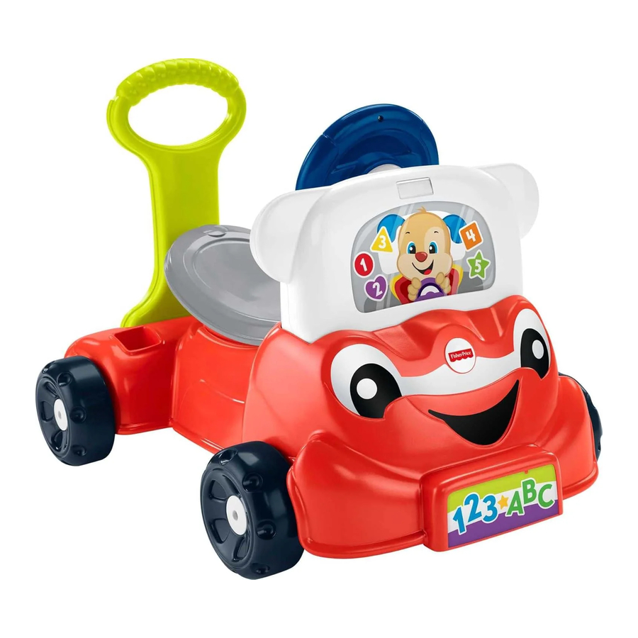 Fisher-Price Laugh & Learn 3-in-1 Smart Car Manual