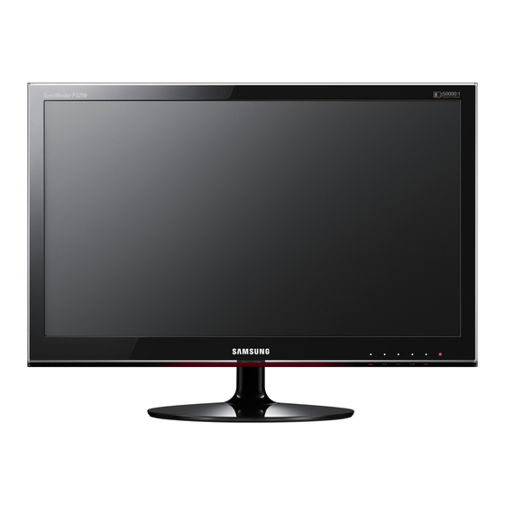 Samsung SyncMaster P2050 Manual Del Usuario