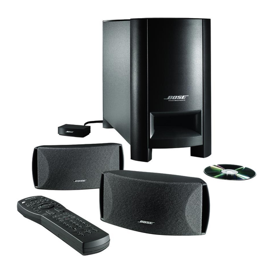 Bose 37487 Quick Setup Manual