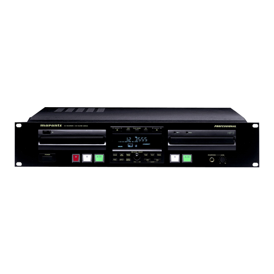 Marantz CDR510 User Manual