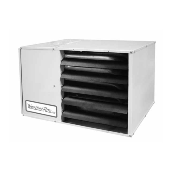 Weather-Rite UHA30 Manuals