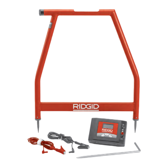 RIDGID A-Frame Fault Locator Operator's Manual