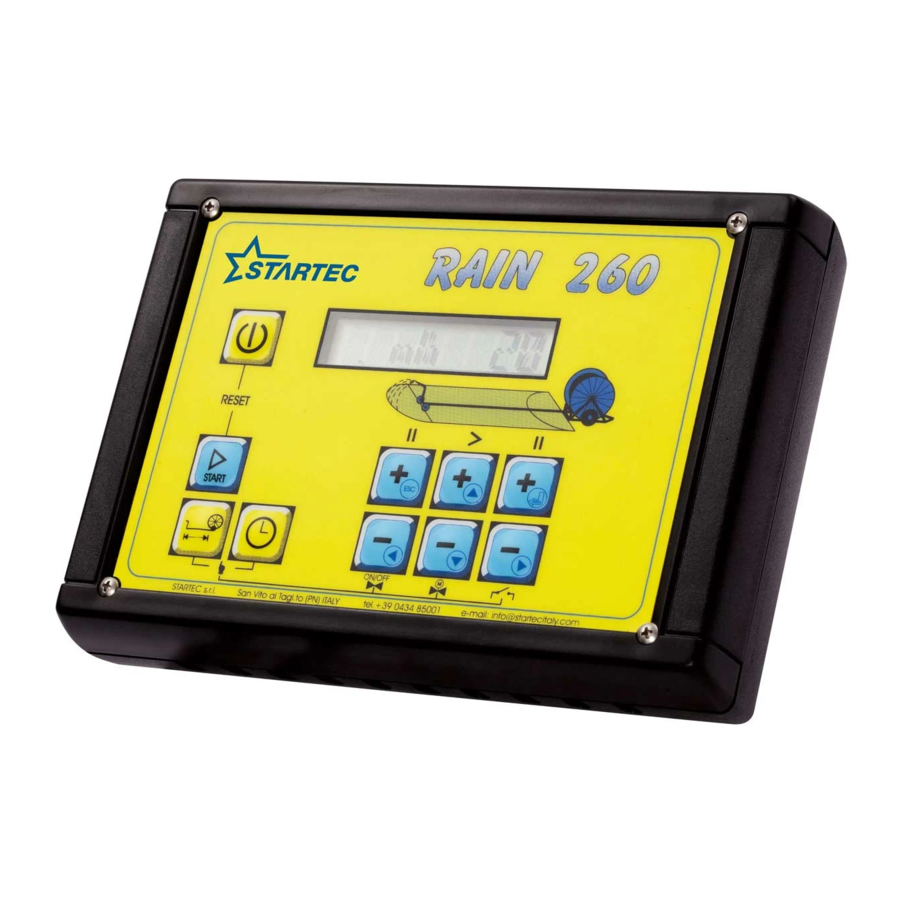 Startec S.R.L. RAIN 260 Plus User Manual