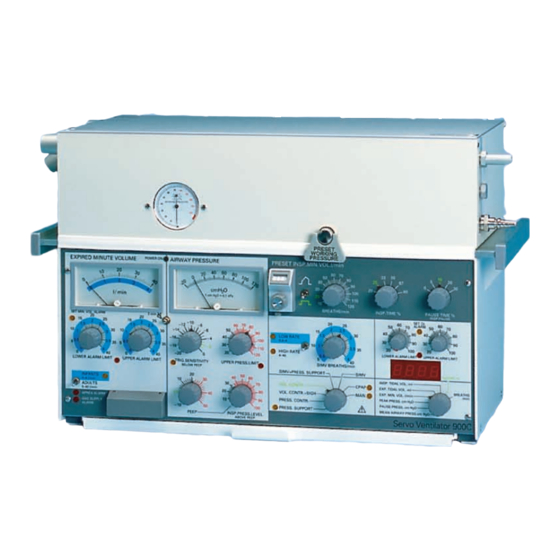 Maquet Servo ventilator 900 C Service Manual